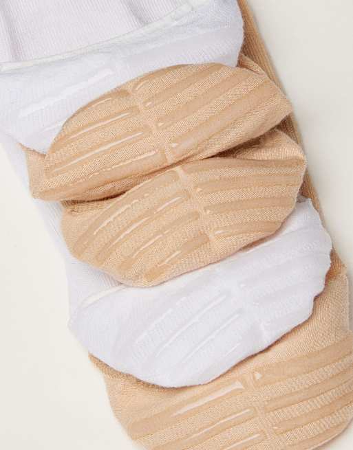 Tezenis 5 Pairs Of Cotton Shoe Liners In Multicolor