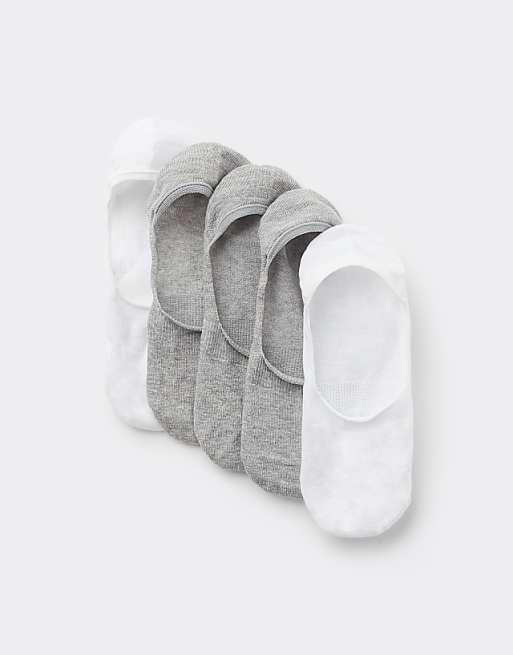 Tezenis 5 pairs of cotton shoe liners in multicolor