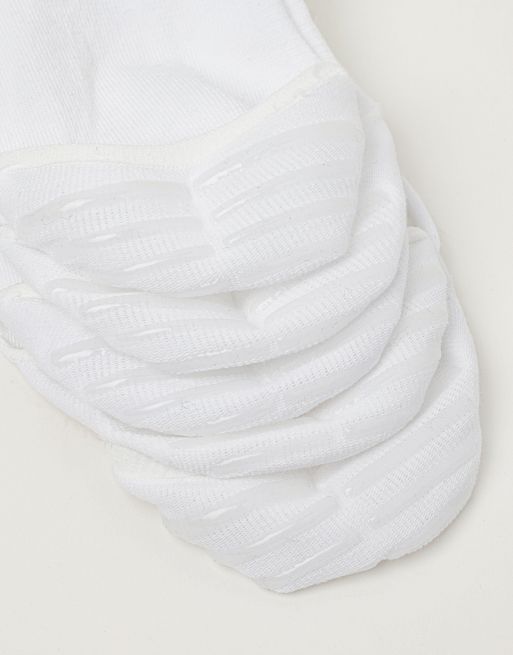 Tezenis 5 Pairs Of Cotton Shoe Liners In White