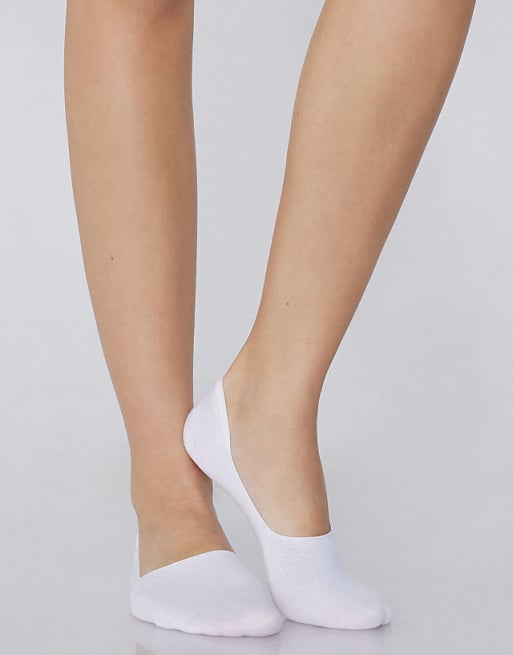 Tezenis 5 pairs of cotton shoe liners in white