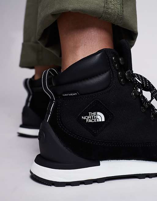 The North Face Back-To-Berkeley IV Waterproof Hiking Boots In Black And White