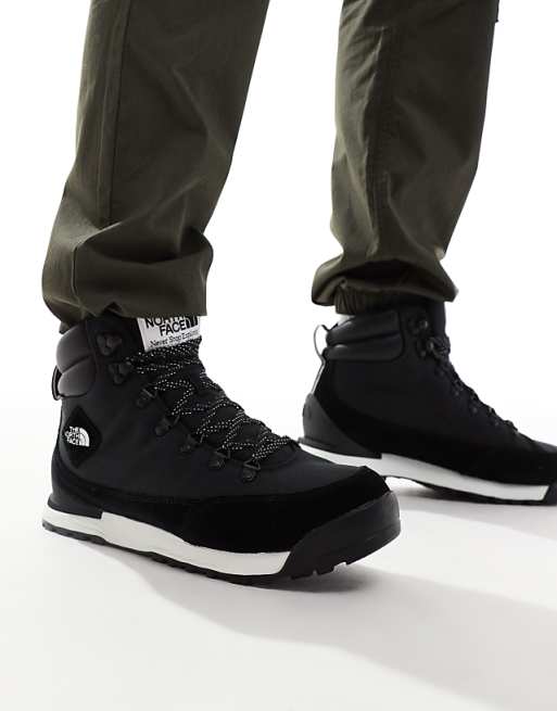 The North Face Back-To-Berkeley IV waterproof hiking boots in black and white