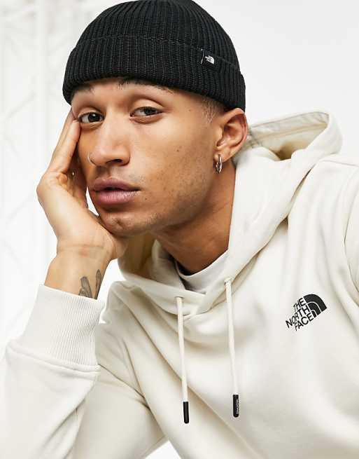 The North Face Fisherman Ribbed Beanie In Black