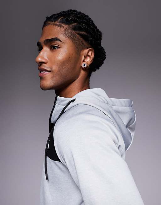 The North Face Reaxion Fleece Hoodie In High Rise Grey Light He
