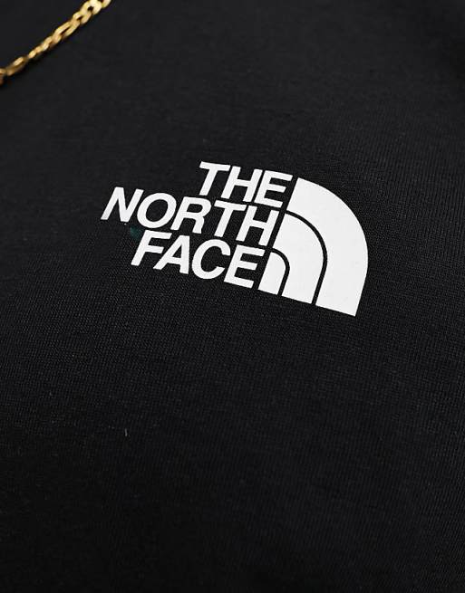 The North Face Simple Dome Logo Long Sleeve T-shirt In Black
