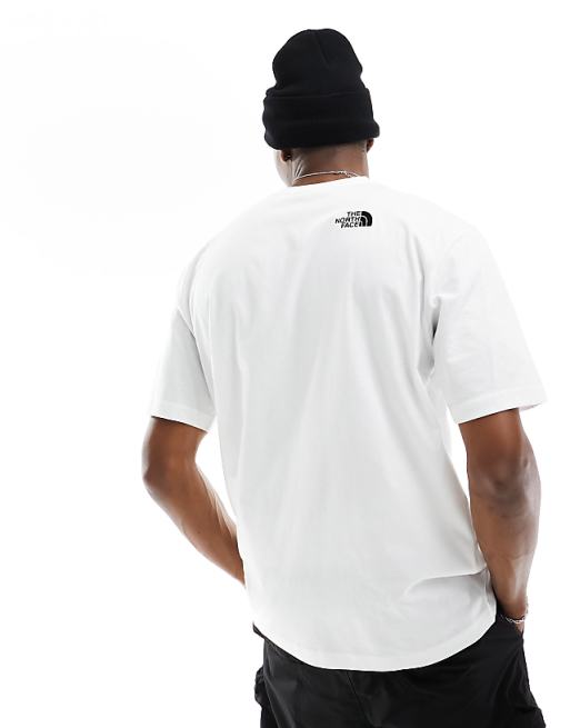 The North Face Simple Dome Logo Oversized T-shirt In White