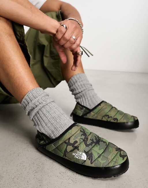 The North Face Thermoball Traction Mules In Camo