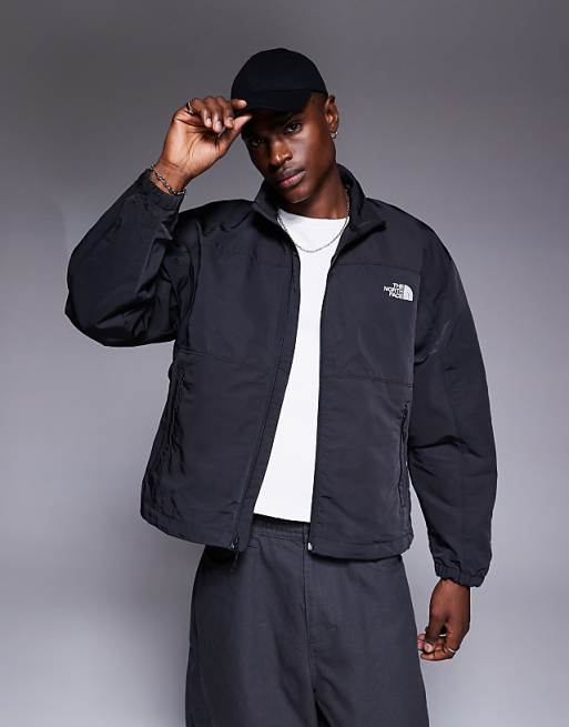 The North Face TNF Easy Wind Track Jacket In Black