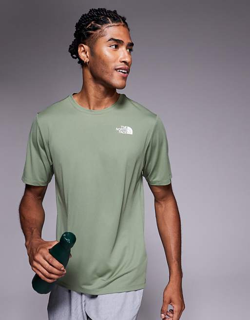 The North Face Training 24/7 logo t-shirt in green