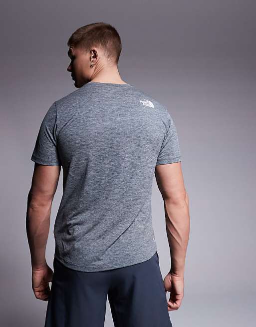 The North Face Training 24/7 Logo T-shirt In Grey