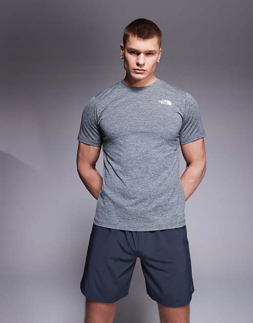The North Face Training 24/7 logo t-shirt in grey