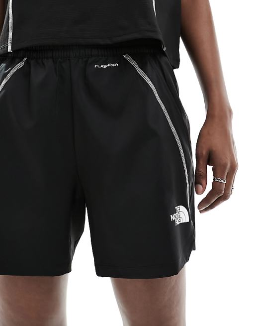 The North Face Training Hakuun Contour Seam Woven Shorts In Black