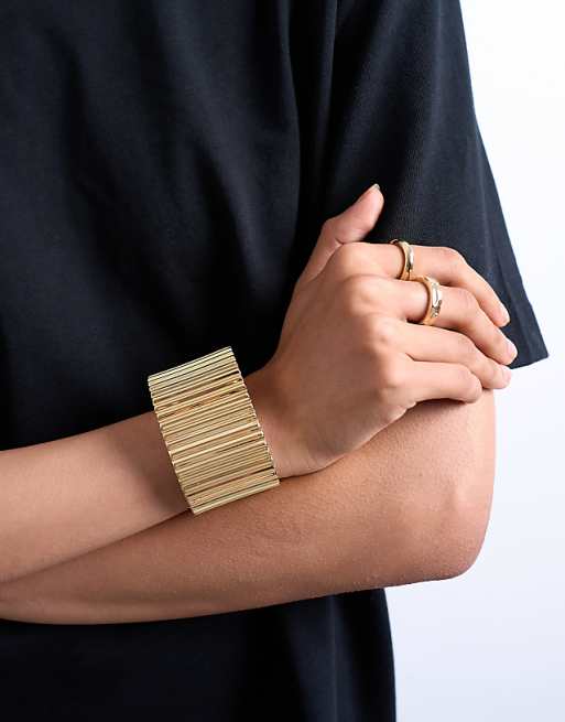 Topshop bobbi bangle in gold