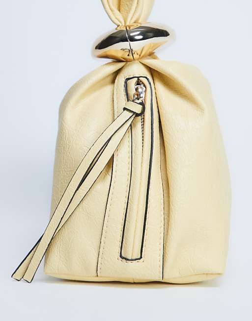 Topshop Gee Mini Hardware Grab Bag In Lemon