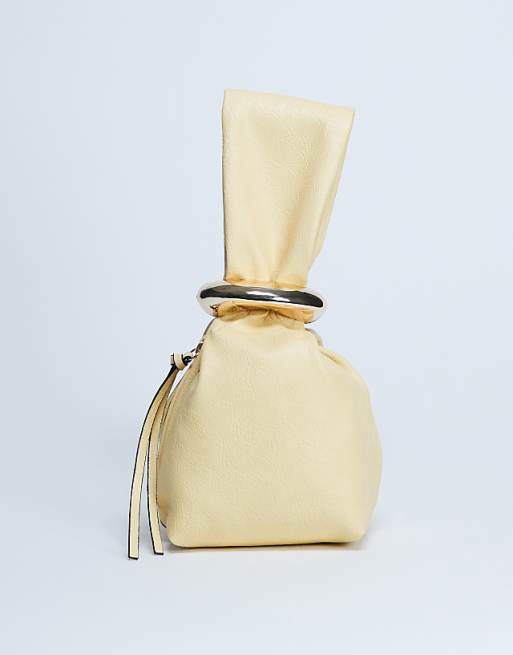 Topshop Gee Mini Hardware Grab Bag In Lemon
