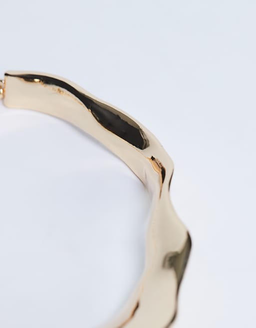 Topshop Megan Statement Necklace In Gold