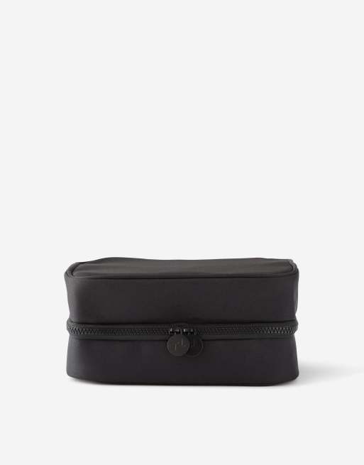 TYPO Flat Lay Wash Bag In Black