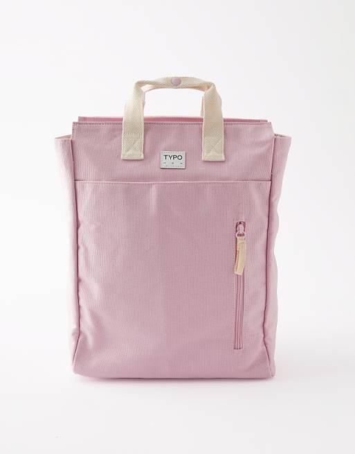 TYPO Got your back tote backpack in pink