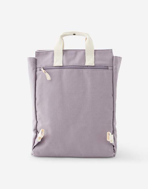 TYPO Got your back tote backpack in purple