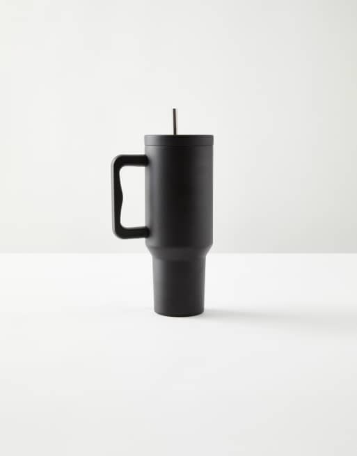 TYPO The Traveller Oversized Metal Tumbler In Black