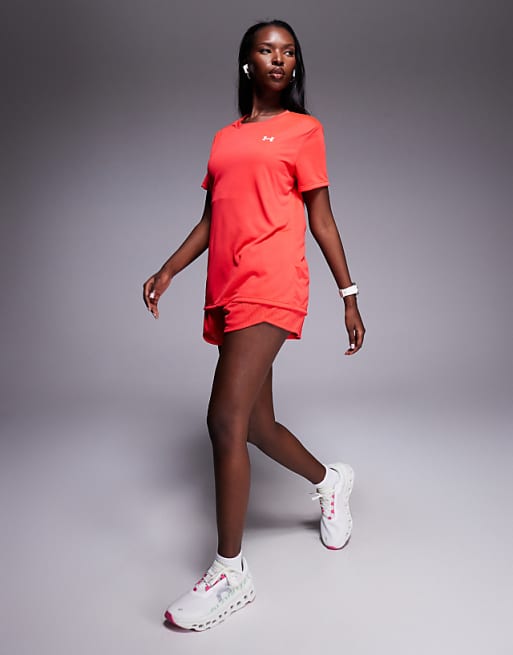 Under Armour gym set in red