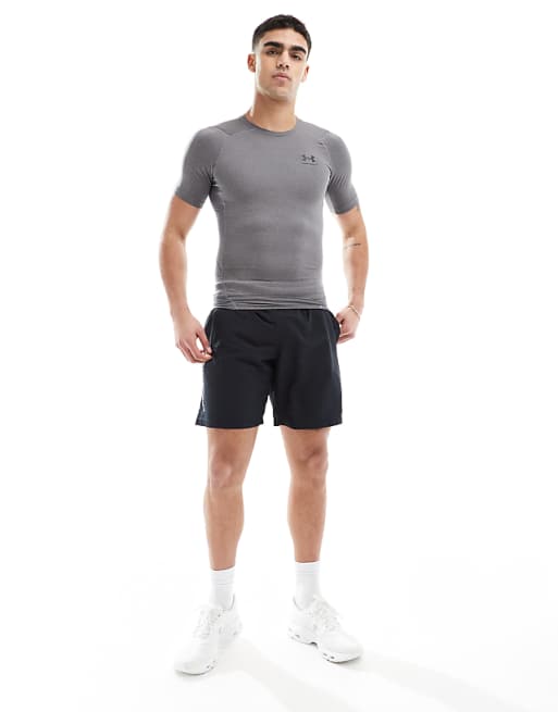 Under Armour Heatgear Compression T-shirt In Grey