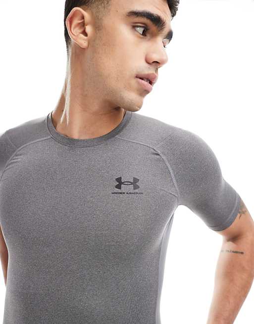 Under Armour Heatgear Compression T-shirt In Grey