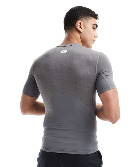 Under Armour Heatgear Compression T-shirt In Grey