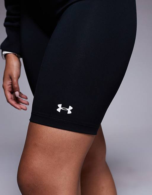 Under Armour Motion Legging Shorts In Black