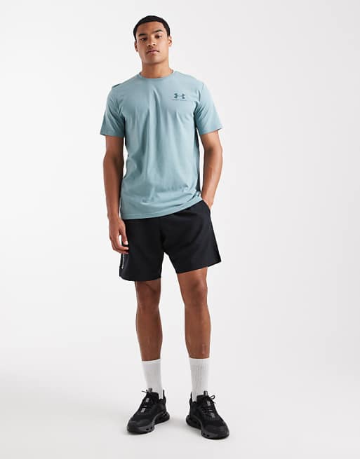Under Armour Sportstyle Left Chest Logo T-shirt In Serpentine