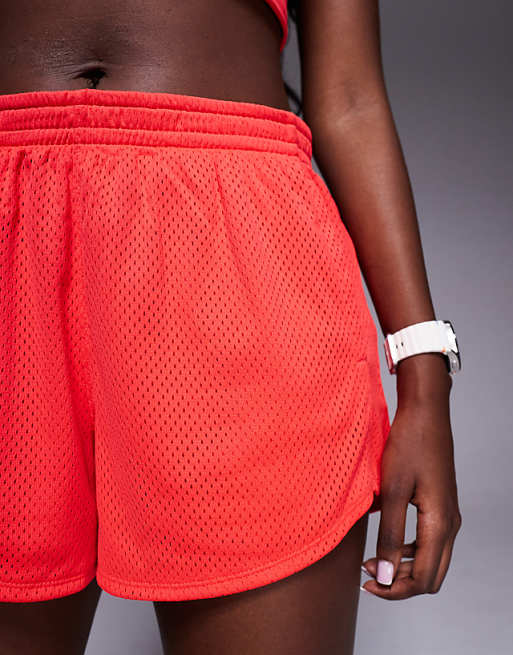 Under Armour Tech Mesh Gym Shorts In Racer Red