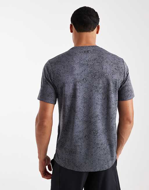 Under Armour Tech Pixelate T-shirt In Castlerock Grey