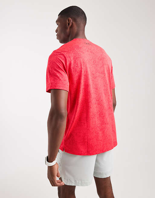 Under Armour Tech Pixelate T-shirt In Racer Red