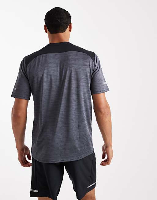 Under Armour Tech Utility T-shirt In Black And Super Pink