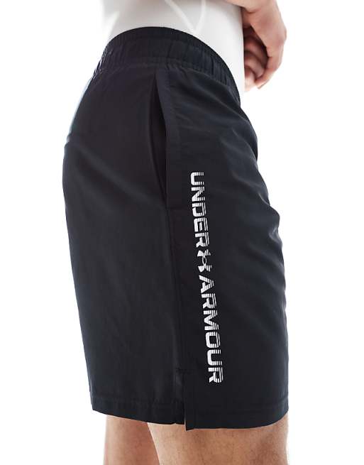 Under Armour Tech Woven Wordmark Shorts In Black