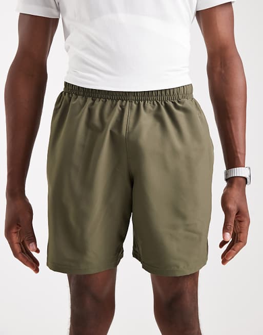 Under Armour Tech Woven Wordmark Shorts In Marine Green