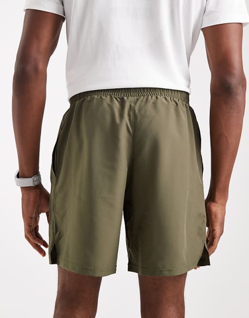 Under Armour Tech Woven Wordmark Shorts In Marine Green