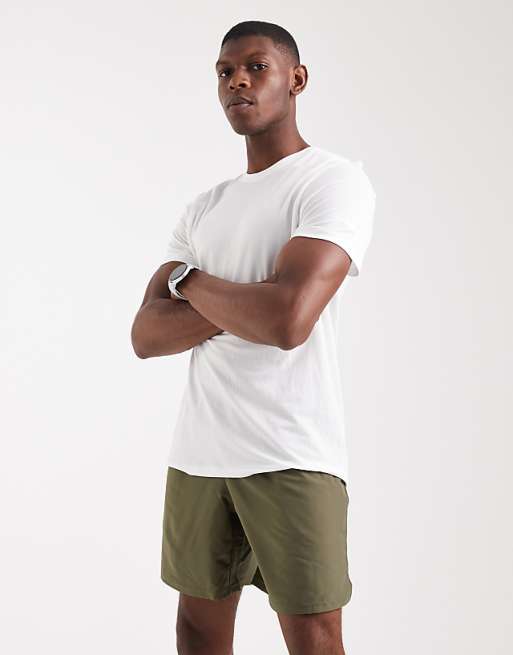 Under Armour Tech woven wordmark shorts in marine green