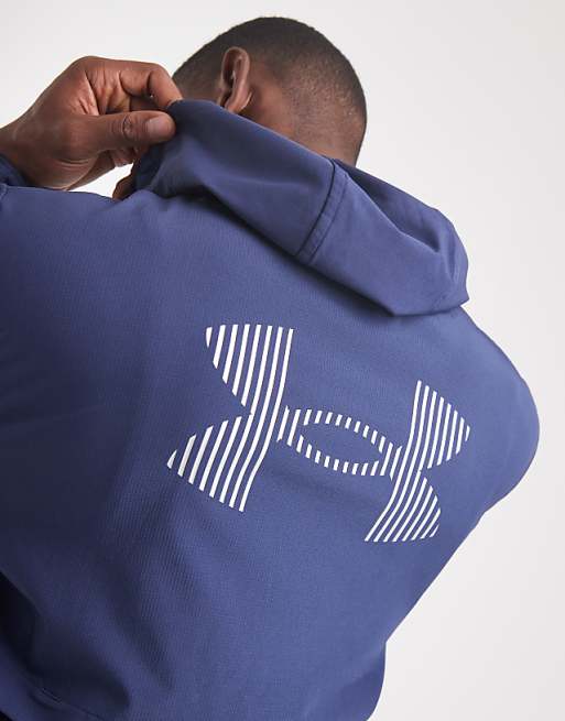 Under Armour Velociti Pro Storm Jacket In Washed Navy