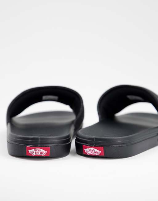 Vans La Costa Sliders In Black