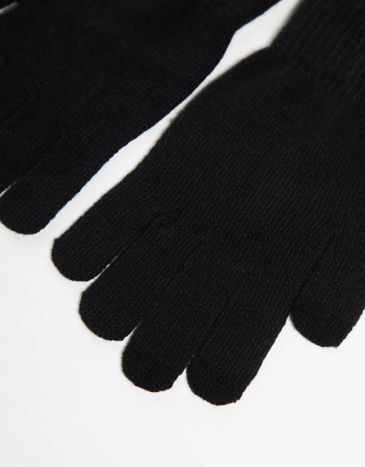 Vero Moda Touchscreen Gloves In Black