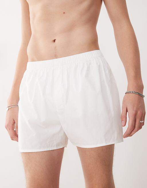 Weekday 2-pack Boxer Shorts In White And Black Check