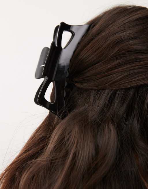 Weekday Oversized Claw Hair Clip In Black